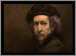Autoportret, Malarstwo, Rembrandt Harmenszoon van Rijn