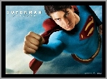 Brandon Routh, pięść, Superman Returns, leci