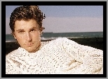 jasny sweterek, Christian Bale