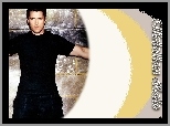 czarny t-shirt, Christian Bale