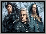 Ciri, Yennefer z Vengerbergu, Anya Chalotra, Henry Cavill, Freya Allan, Serial, Wiedźmin, Geralt z Rivii, Aktorka, The Witcher, Aktor