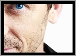 Dr. House, Hugh Lauriego, Oczy, Niebieskie