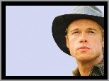 kapelusz, Brad Pitt, twarz