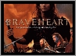 Braveheart, Mel Gibson, miecz, armia
