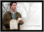 drzewa, mgła, Keanu Reeves, The Lake House, list