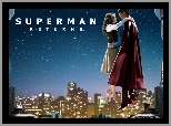 gwiazdy, miasto, Brandon Routh, Superman Returns, Kate Bosworth