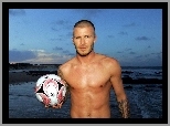 Plaża, David Beckham, Piłka