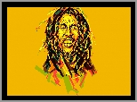 Reggae, Piosenkarz, Bob Marley, Grafika