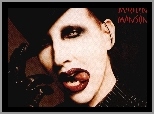 Rękawiczka, Czarna, Język, Marilyn Manson, Zęby