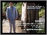 Sacha Baron Cohen, toaleta, Borat, garnitur