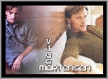 sweterek, Viggo Mortensen, koszula