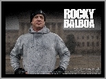 zima, Sylvester Stallone, trening, Rocky Balboa, bluza