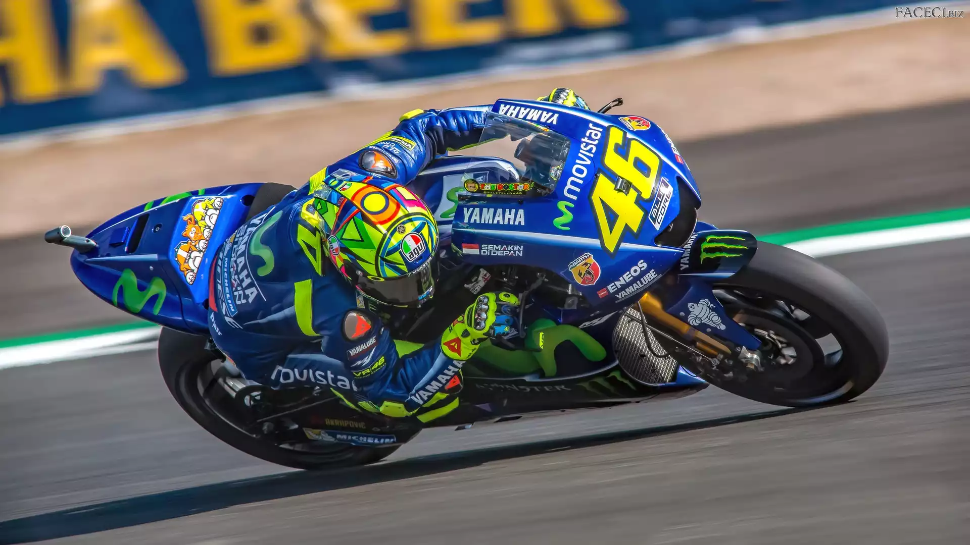 Silverstone Circuit, Prędkość, Motocykl, Grand Prix Wielkiej Brytanii 2017, Wyścigi, Valentino Rossi, Yamaha YZR-M1, MotoGP